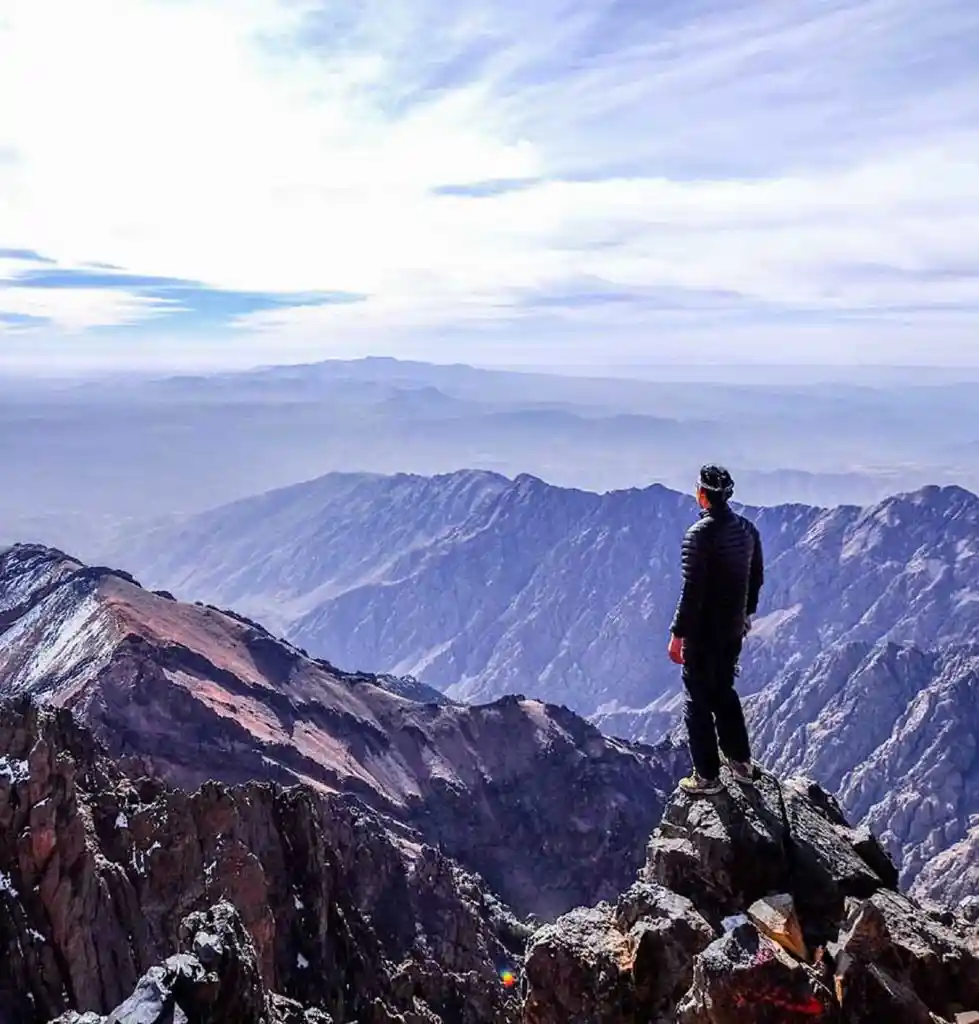 Hiking in Toubkal Mountain